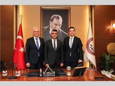 ADANA BAROSU BAŞKANI AV. VOLKAN BÖKE’DEN, BARO BAŞKANIMIZ AV. GAZİ ÖZDEMİR’E NEZAKET ZİYARETİ