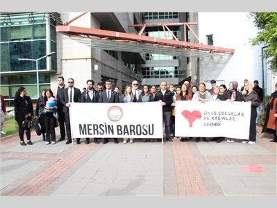 MERSİN BAROSU, "AYBENİZ TOP" DAVASINDA ADALET MÜCADELESİNİ SÜRDÜRÜYOR