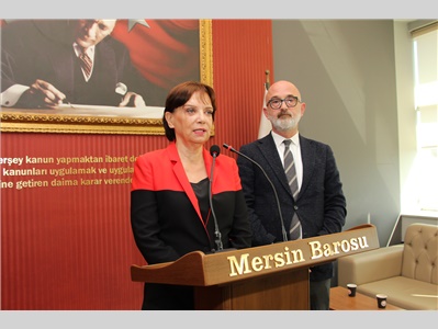 “AZİZ BABAM” KİTABI MERSİN BAROSU’NDA OKURLARIYLA BULUŞTU