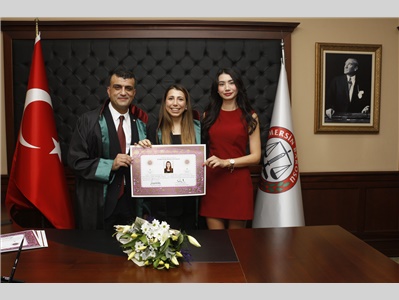 21 STAJYER AVUKATIMIZ CÜBBE GİYDİ