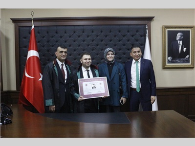 21 STAJYER AVUKATIMIZ CÜBBE GİYDİ