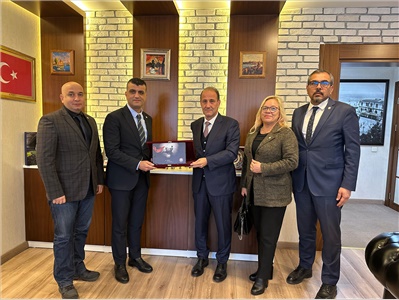 BARO BAŞKANIMIZ AV. GAZİ ÖZDEMİRDEN, HSK BAŞKANVEKİLİ MEHMET AKİF EKİNE ZİYARET