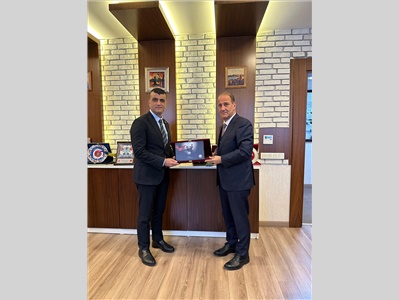 BARO BAŞKANIMIZ AV. GAZİ ÖZDEMİRDEN, HSK BAŞKANVEKİLİ MEHMET AKİF EKİNE ZİYARET