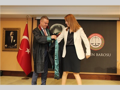 13 STAJYER AVUKATIMIZ, AVUKATLIK RUHSATNAMESİNİ ALDI