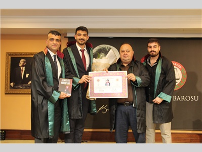 13 STAJYER AVUKATIMIZ, AVUKATLIK RUHSATNAMESİNİ ALDI