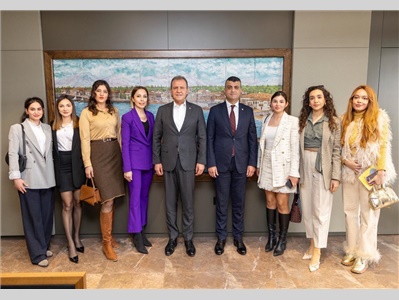BARO BAŞKANIMIZ VE KADIN HAKLARI MERKEZİMİZDEN, MERSİN BÜYÜKŞEHİR BELEDİYE BAŞKANIMIZ SAYIN VAHAP SEÇER ’ E ZİYARET