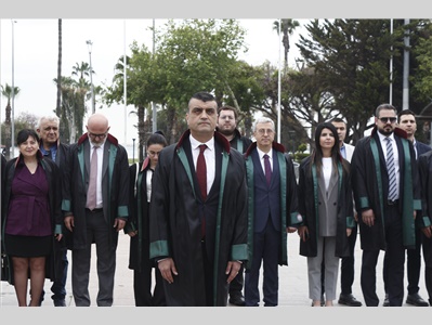 MERSİN BAROSU , 5 NİSAN AVUKATLAR GÜNÜ NEDENİYLE TÖREN DÜZENLEDİ