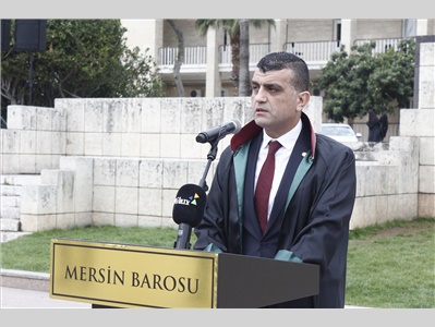 MERSİN BAROSU , 5 NİSAN AVUKATLAR GÜNÜ NEDENİYLE TÖREN DÜZENLEDİ