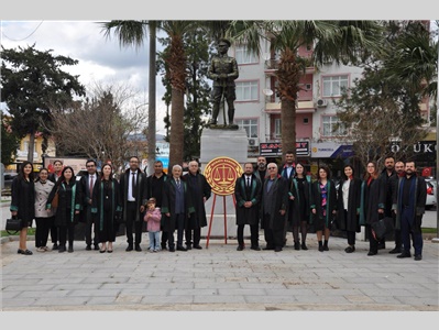 İLÇE TEMSİLCİLİKLERİMİZ,  5 NİSAN AVUKATLAR GÜNÜ NEDENİYLE TÖREN DÜZENLEDİ