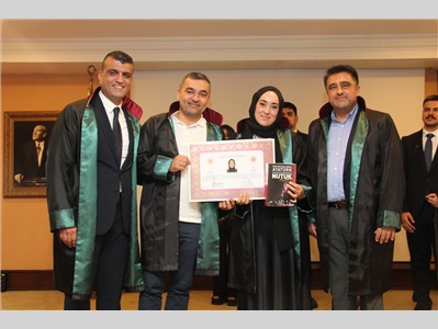 8 STAJYER AVUKATIMIZ CÜBBE GİYDİ