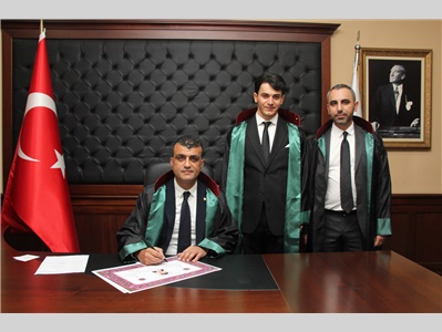 8 STAJYER AVUKATIMIZ CÜBBE GİYDİ