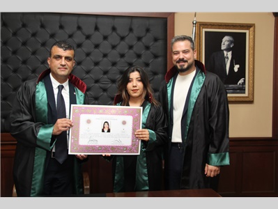 8 STAJYER AVUKATIMIZ CÜBBE GİYDİ