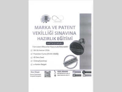 MARKA VE PATENT VEKİLLİĞİ SINAVINA HAZIRLIK EĞİTİMİ
