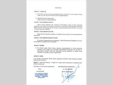 GCS KAHVE LE İNDİRİM PROTOKOLÜ İMZALANDI