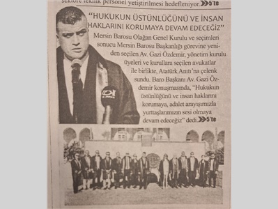 Mazbata sonrası çelenk sunma töreni yapıldı