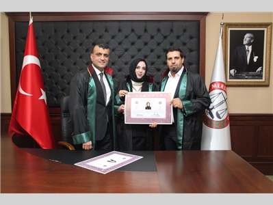 7 STAJYER AVUKATIMIZ, AVUKATLIK RUHSATNAMESİNİ ALDI