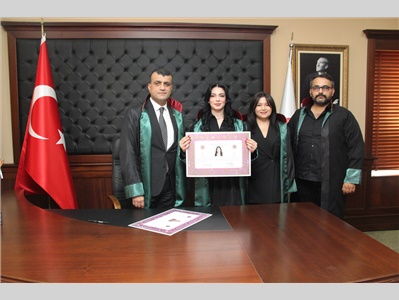 7 STAJYER AVUKATIMIZ, AVUKATLIK RUHSATNAMESİNİ ALDI