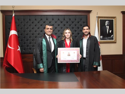 7 STAJYER AVUKATIMIZ, AVUKATLIK RUHSATNAMESİNİ ALDI