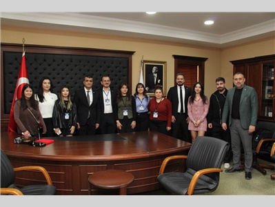ÇAĞ ÜNİVERSİTESİ GENÇ HUKUKÇULAR KULÜBÜNDEN MERSİN BAROSUNA ZİYARET