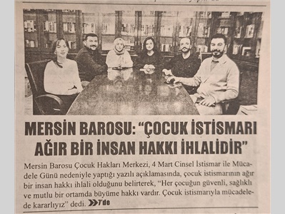 4 Mart Cinsel İstismarla Mücadele Günü basın açıklaması