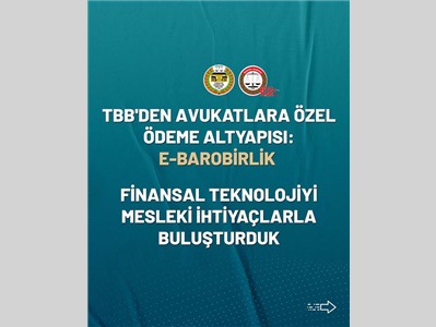 TBB E-BAROBİRLİK UYGULAMASI FAALİYE GEÇMİŞTİR