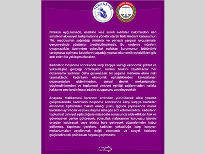 "EKONOMİK  EŞİTSİZLİKLER GÖRMEZDEN GELİNEREK, ADALET SAĞLANAMAZ"