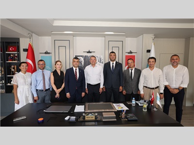 SİLİFKE BELEDİYE BAŞKANI MUSTAFA TURGUT'A ZİYARET