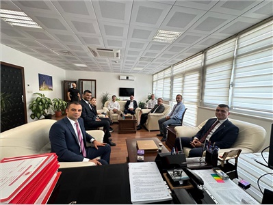SİLİFKE CUMHURİYET BAŞSAVCISI AHMET AKYILDIZ'A ZİYARET