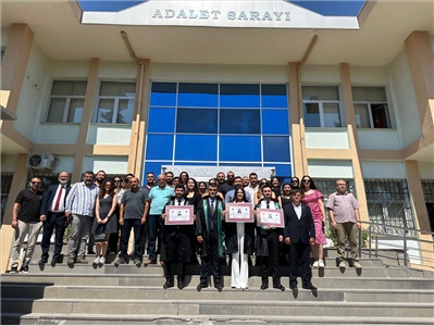 5 STAJYER AVUKATIMIZ CÜBBE GİYDİ