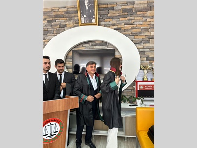 5 STAJYER AVUKATIMIZ CÜBBE GİYDİ