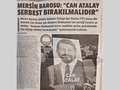 Barolardan Can Atalay'a destek