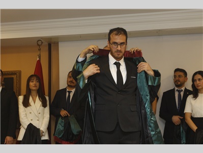 32 STAJYER AVUKATIMIZ CÜBBE GİYDİ