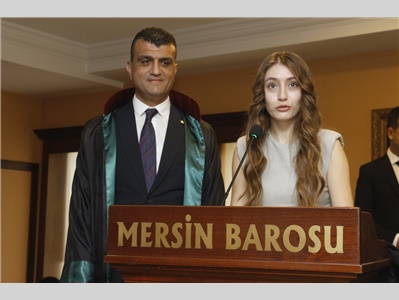 32 STAJYER AVUKATIMIZ CÜBBE GİYDİ
