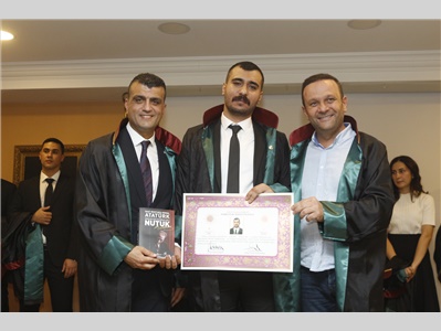 32 STAJYER AVUKATIMIZ CÜBBE GİYDİ