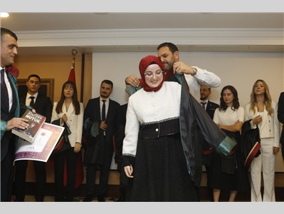 32 STAJYER AVUKATIMIZ CÜBBE GİYDİ