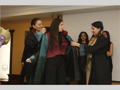 32 STAJYER AVUKATIMIZ CÜBBE GİYDİ