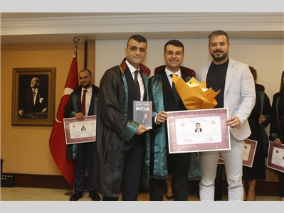 32 STAJYER AVUKATIMIZ CÜBBE GİYDİ