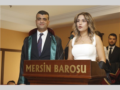 32 STAJYER AVUKATIMIZ CÜBBE GİYDİ