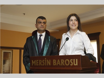 32 STAJYER AVUKATIMIZ CÜBBE GİYDİ
