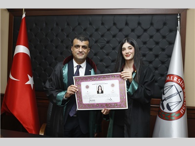 32 STAJYER AVUKATIMIZ CÜBBE GİYDİ