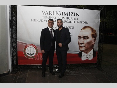 MERSİN BAROSU  NUN KURULUŞUNUN 100. YILINA ÖZEL RESEPSİYON DÜZENLENDİ