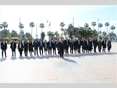 5 NİSAN AVUKATLAR GÜNÜ NEDENİYLE TÖREN DÜZENLENDİ