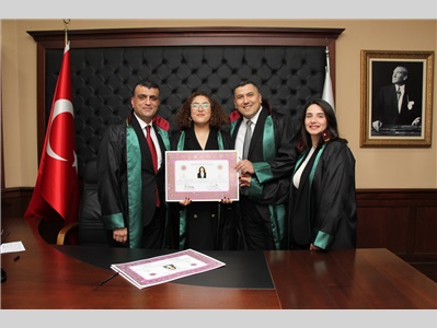 13 STAJYER AVUKATIMIZ, AVUKATLIK RUHSATNAMESİNİ ALDI