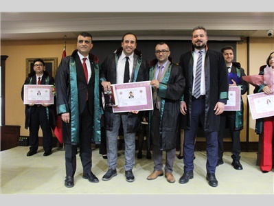 13 STAJYER AVUKATIMIZ, AVUKATLIK RUHSATNAMESİNİ ALDI
