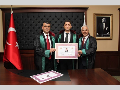 13 STAJYER AVUKATIMIZ, AVUKATLIK RUHSATNAMESİNİ ALDI