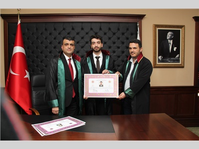 13 STAJYER AVUKATIMIZ, AVUKATLIK RUHSATNAMESİNİ ALDI