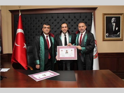 13 STAJYER AVUKATIMIZ, AVUKATLIK RUHSATNAMESİNİ ALDI