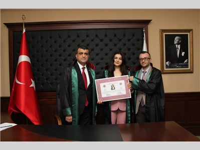 13 STAJYER AVUKATIMIZ, AVUKATLIK RUHSATNAMESİNİ ALDI