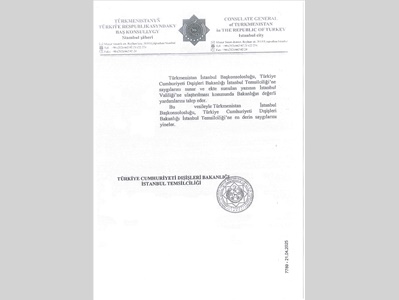 TÜRKMENİSTAN BELGELERİNDE YAPILAN SAHTECİLİK