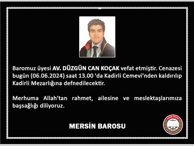 VEFAT VE BAŞSAĞLIĞI
